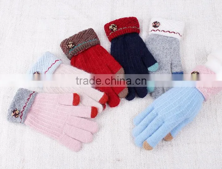 Hot Christmas Gift For Girlfriend Cute Design Touch Screen Gloves For All Smart Devices