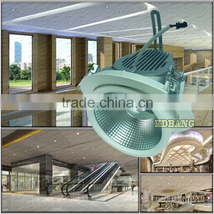 360 degree Adjustable led cob downlight rotate 20w