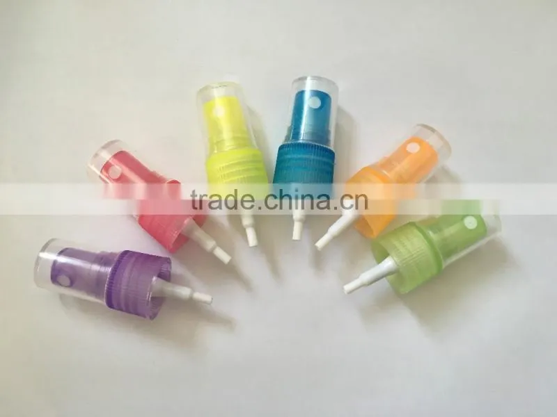 Colorful 20/410 plastic perfume fine Mist sprayer pump