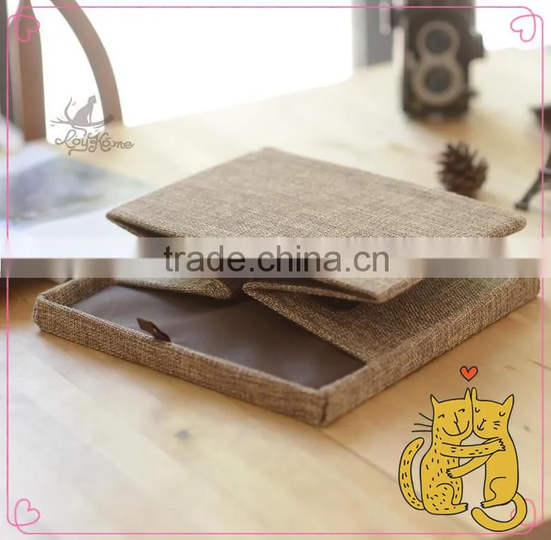 WBN-1: MuJia wholesale Cotton and linen storage box, Toys, underwear, clothes Storage,felt toy storage,travelling box