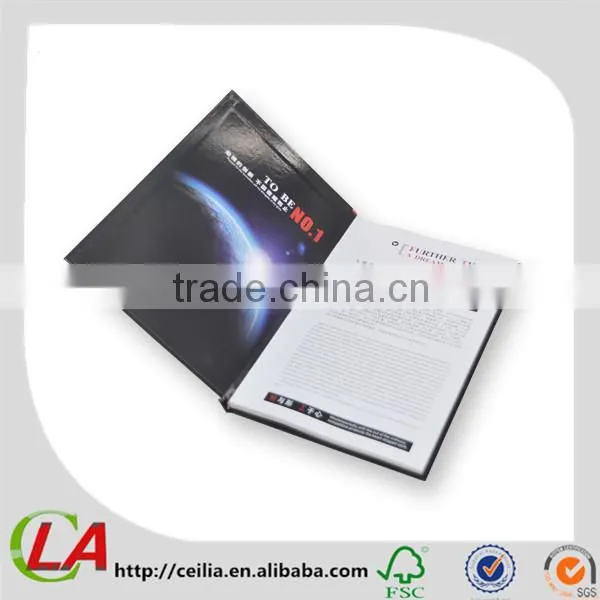 Grey Board + C2S Art Paper Lock Line Binding Hard Cover Book
