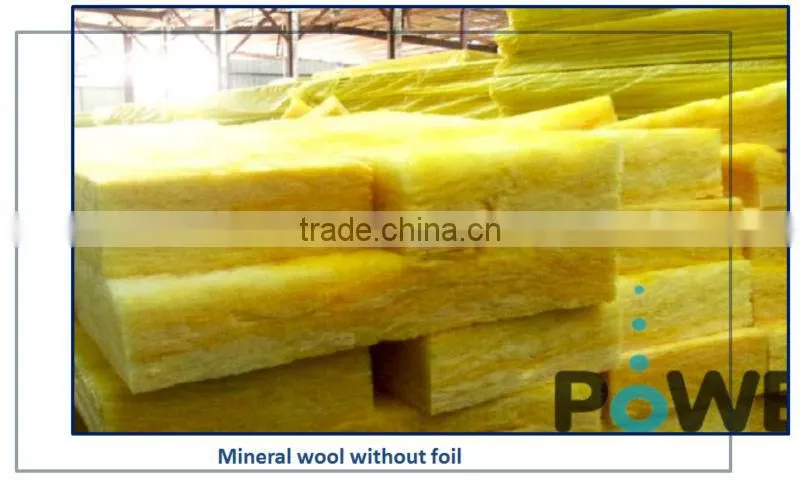 flexible and fluffy glass wool heat insulation made in china