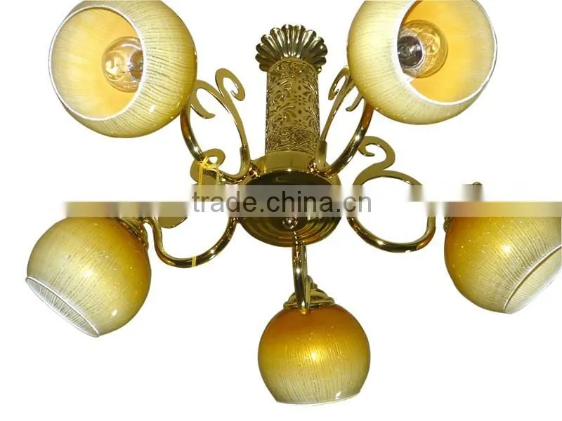 2014 decorative European style glass chandelier with crystal