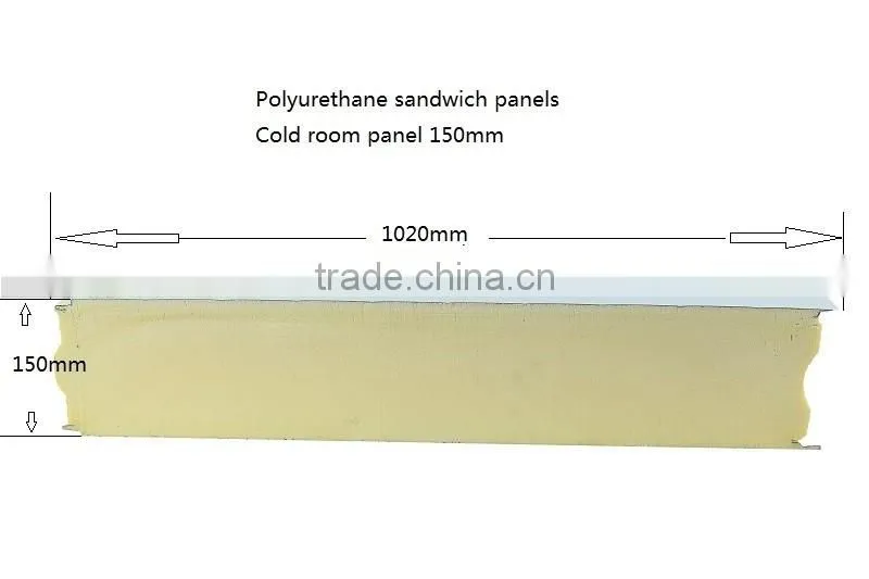 BRD new material PU sandwich cold room panel shower room panels
