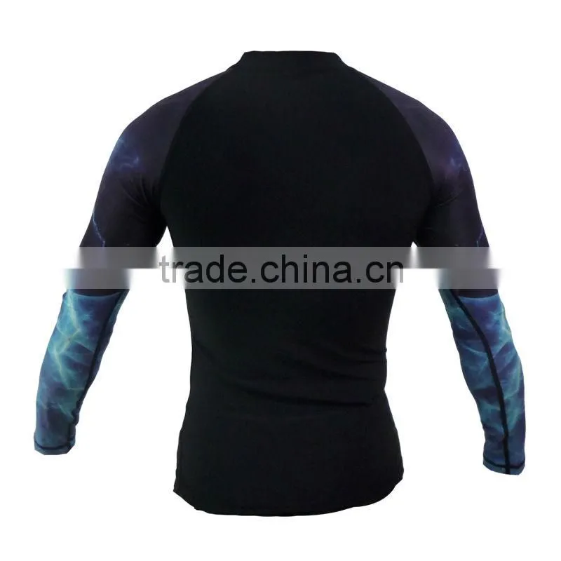 Printing Skin compression tights best base layer spandex black shirt