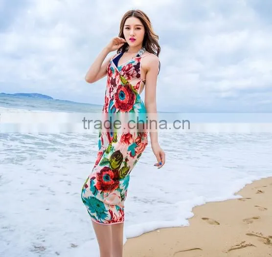 Elegant Chiffon Pareo Beach Sarong Wrap Bikini Scarf