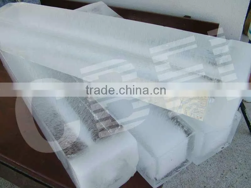 Containerized industrial ice block making machine