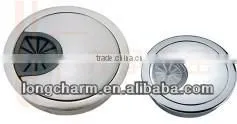 Rectangular round plastic desk grommets/ desk cable grommet