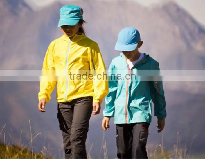 Boys & Girls Unisex outwear suntan-proof wear UV-protection wear breathable windbreaker red