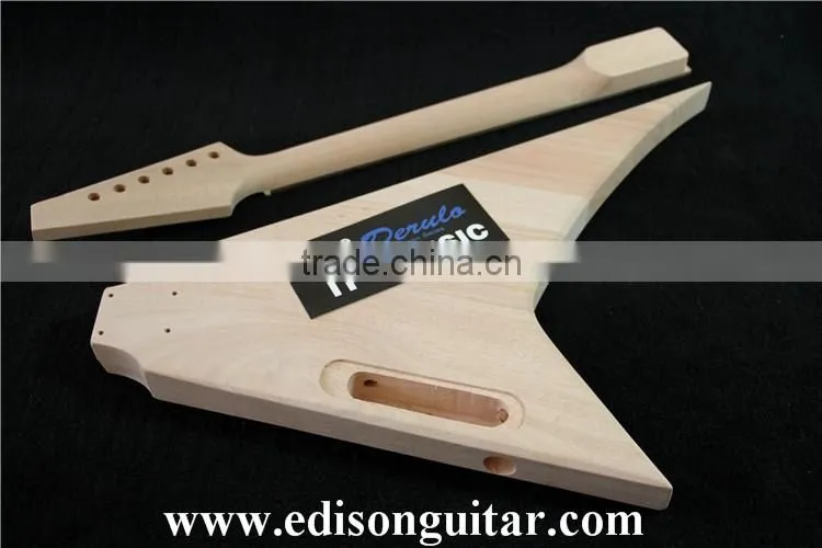 DIY Electric Guitar Kits Solid mahogany body Bolt On MX-013