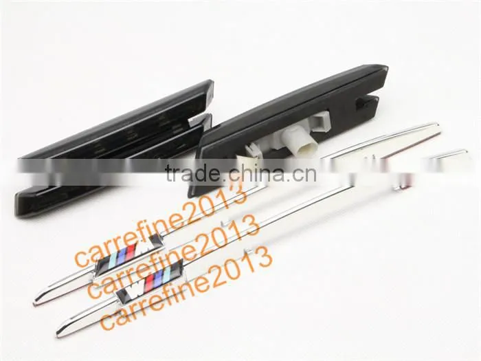 LED Side Marker for BMW E46 (98-01) 2D 4D 5D with M logo smoked