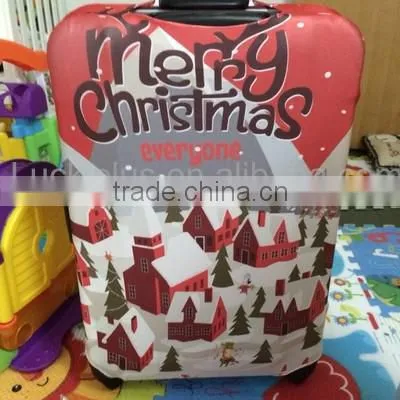 Luckiplus Wholesale protective cute spandex luggage cover Luggage trolley case Cover,waterproof luggage cover