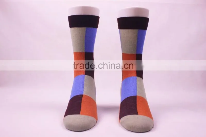 Men Casual All Seasons 100 Cotton 168N Custom Design Socks
