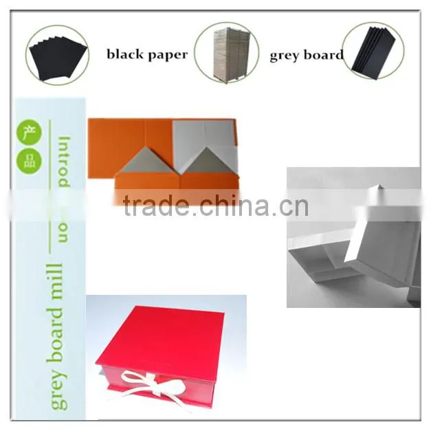 800g recycled pulp grey back laminated white back cardboards