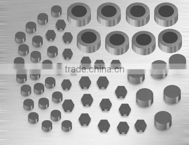 Flat diamond wire drawing dies