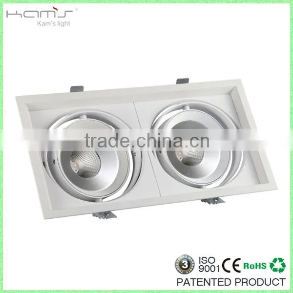 AR111 COB 12W Adjustable Square Light Fixtures LED Lamps Wholesale China
