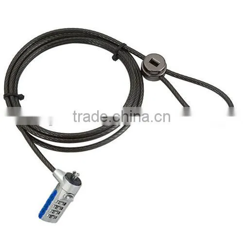 4 digital combination password laptop lock notebook cable lock security cable computer lock lowest price