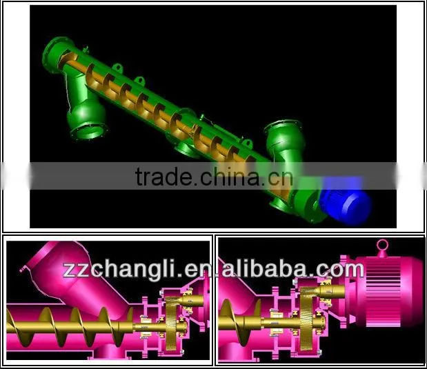 Dry powder screw conveyor,cooling screw conveyor,drying screw conveyor