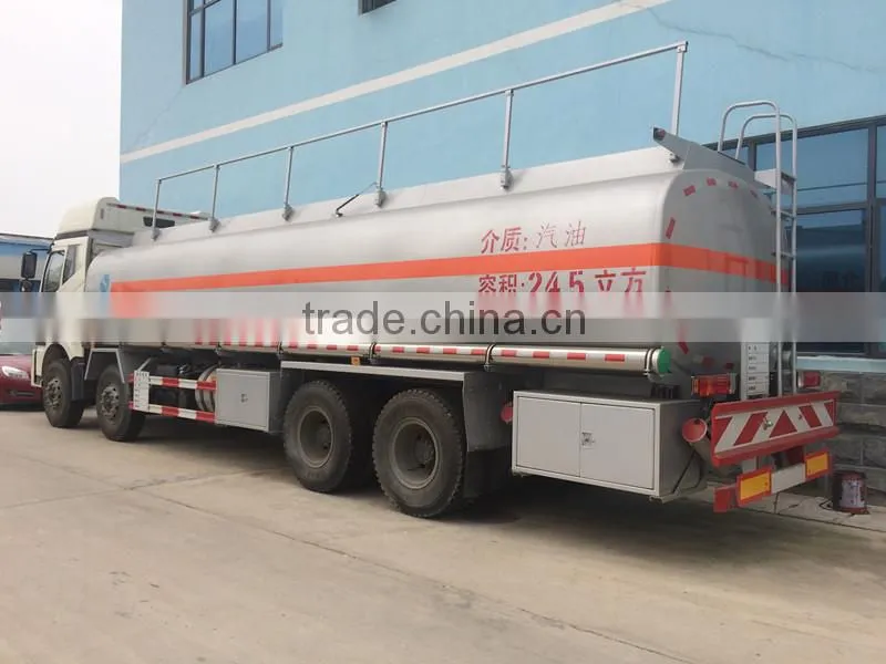 Hot selling FAW 8x4 oil tanker truck 30000 Liters well improved for sale