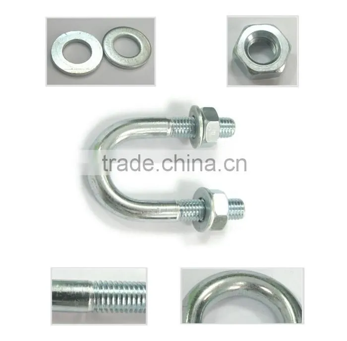 2016 best quality axle u bolts with washer attached