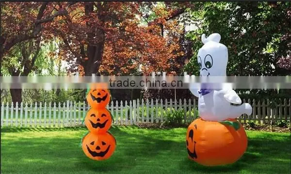 New design Halloween inflatable models/ hallowmas pumpkin lighting for decorations
