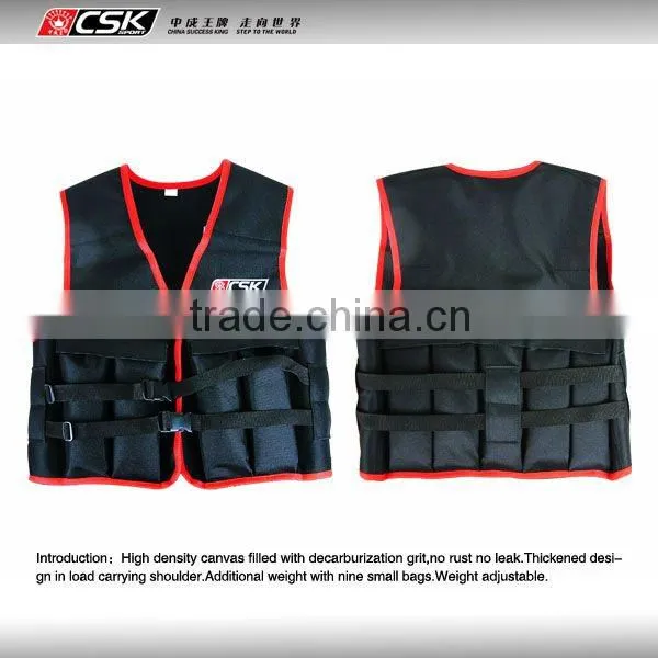 Strapped Unfilled adjustable sand Weight Vest