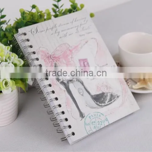 hard cover notebook with double metal ring