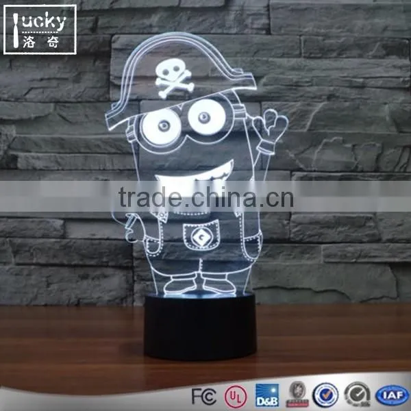Led Acrylic stunning LED night light safer and cheaper for bedtime