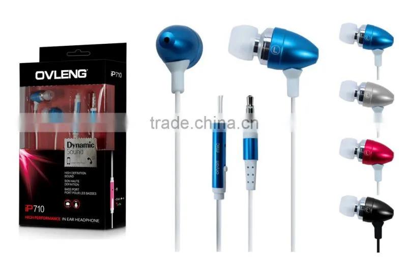 China market for electronic metal earphone for iphone /ipod/meizu/m3/huawei x6