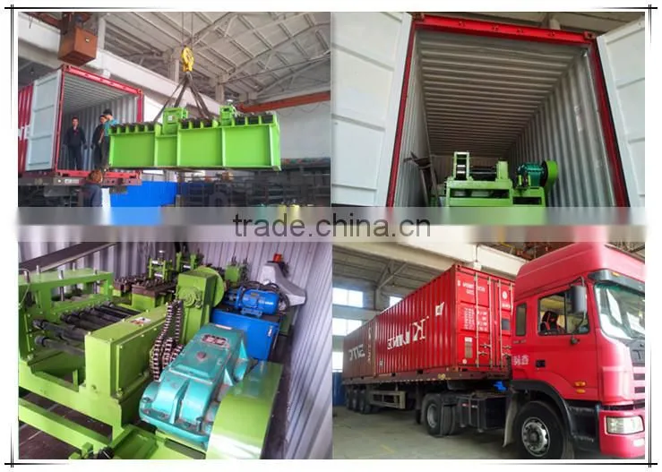 2015 steel flat bar chamfering and straightener machine