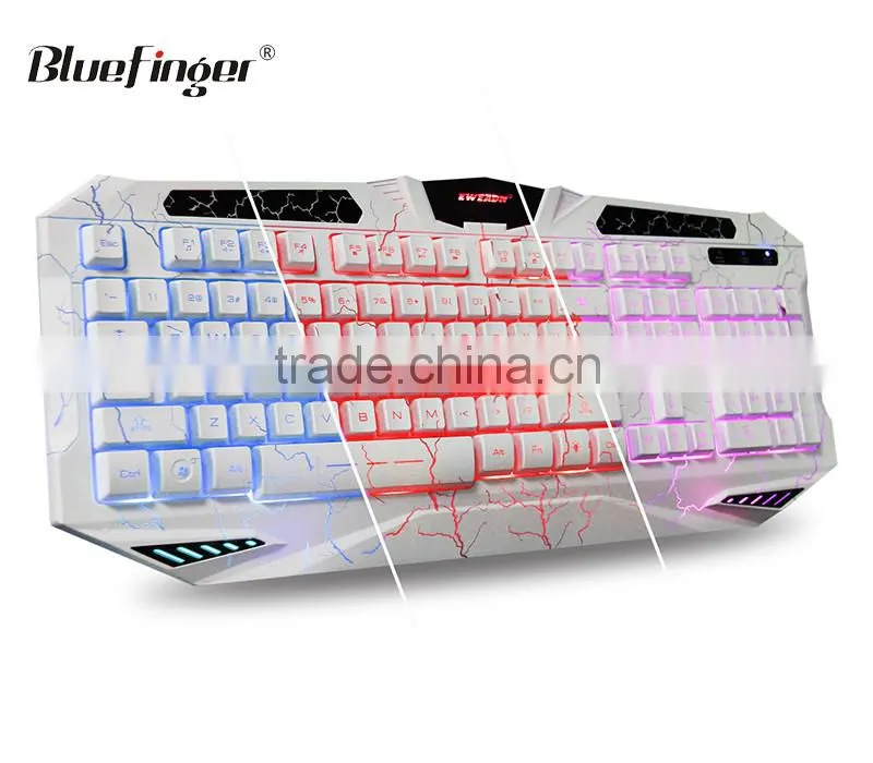 Shenzhen USB wired backlit white keyboard manufacturer