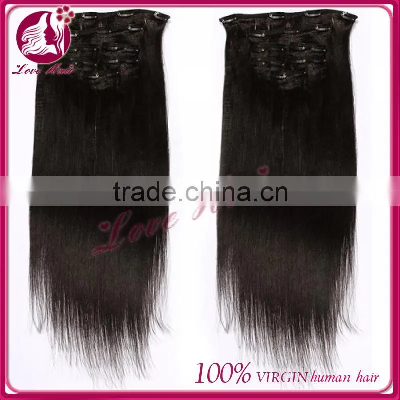 New products brazilianhair clip in hair extensions for african american afro kinky curly clip in hair extensions for black women