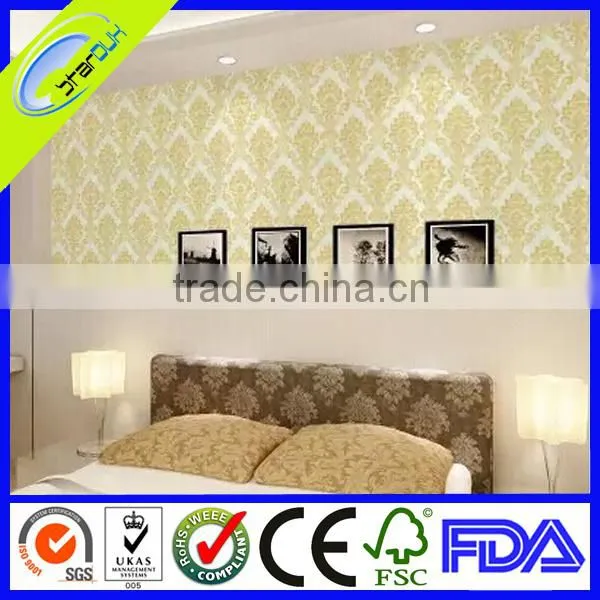 high qualtity pvc wall paper 2016