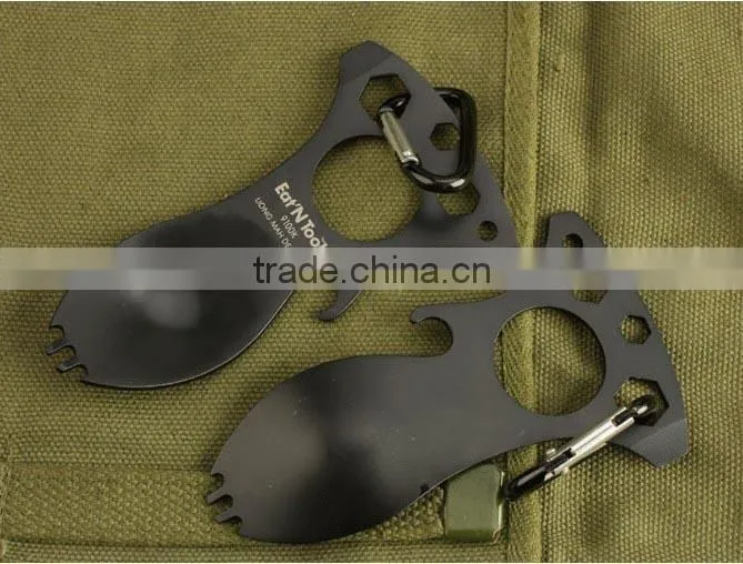 Hot selling OEM stainless steel multi-function spoon bottle opener UDTEK00238