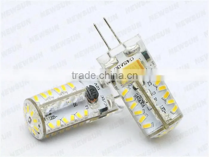 2014 Most popular G4 led corn bulb light 3W 57pcs SMD DC/AC 12V G4 lighting bulbs