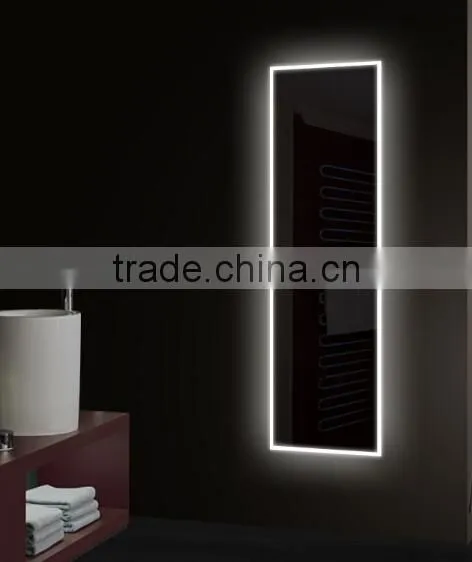Modern design bathroom 6000/3000K LED lighting USA hotel dressing mirror