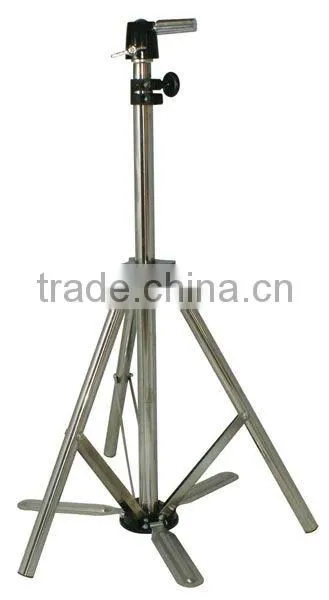 professional salon training metal head display stand