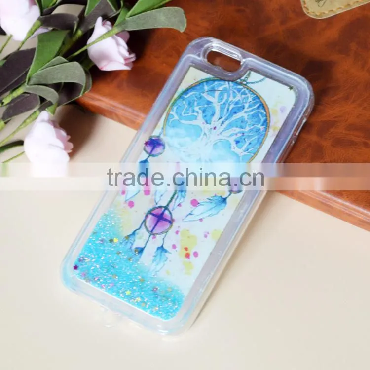 2016 fashionable liquid clear tpu case for iPhone6