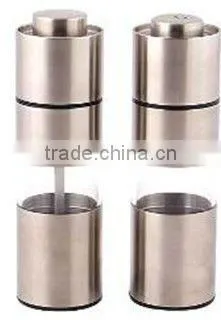 stainless steel 18/8 salt and pepper mill