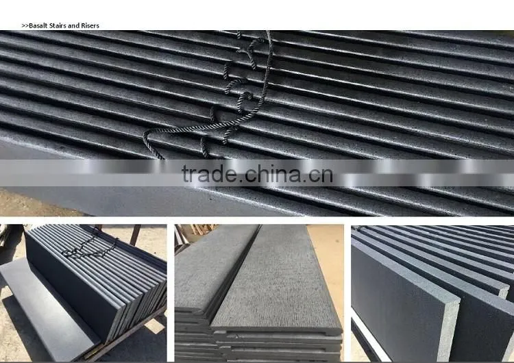 hot seling black basalt stepping stones 600x300