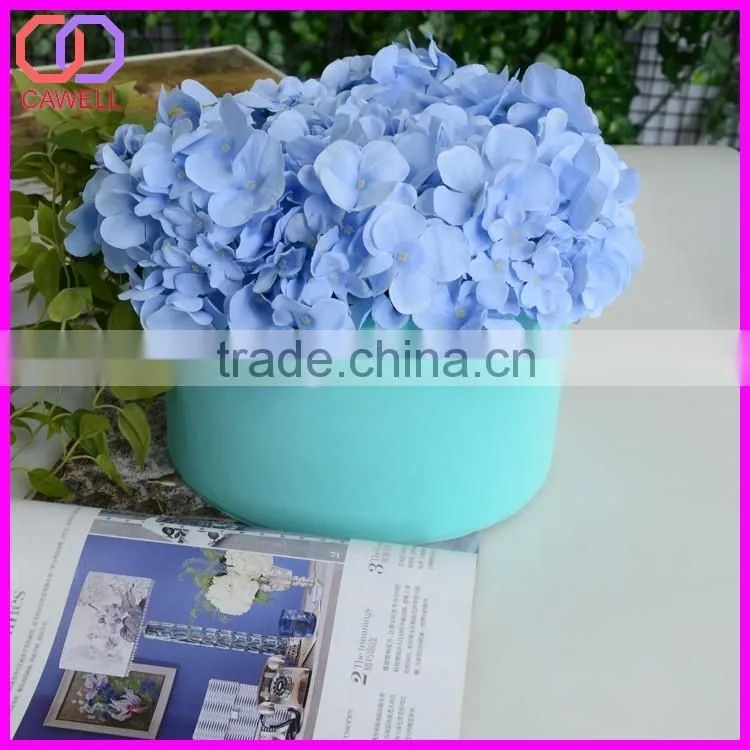 blue pink white artificial silk hydrangea petals flowers