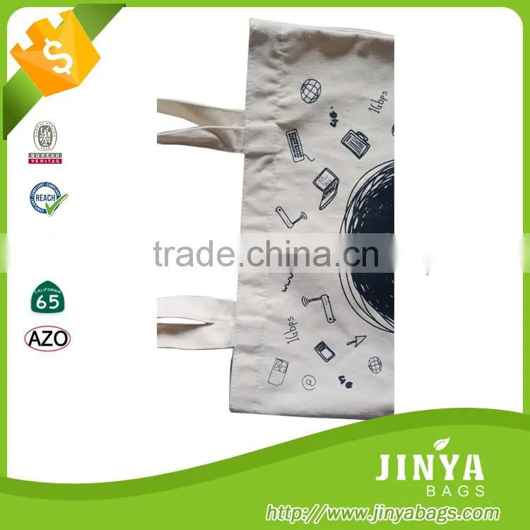 Best price new design canvas promotional shoe bag