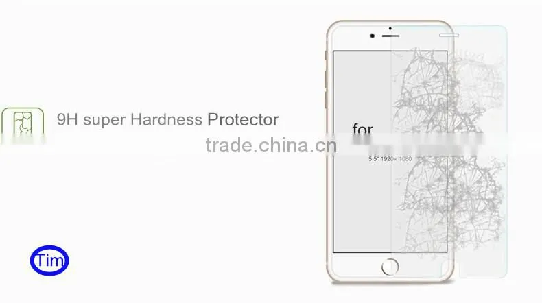 For Apple iPhone 6 Tempered Glass Screen Protector, Factory Wholesale Price with Best crystal Retail Package