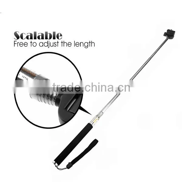 2014 Wholesale Price!!! Self-portrait Camera Handheld Monopod + Gopro adapter for Digital Camera Gopro hero2 3 CL-55-1
