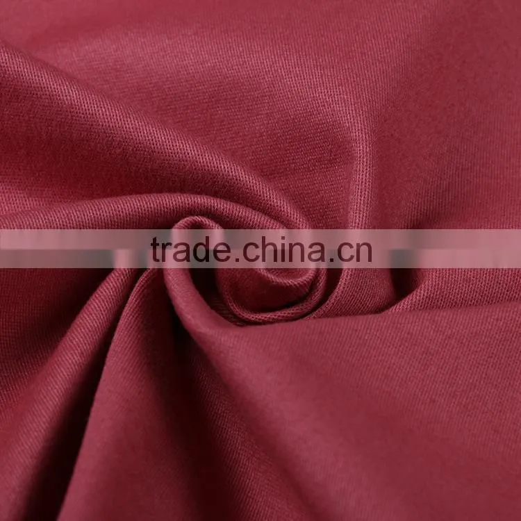 High Quality plain fabric manufacturer 75 polyester 25 cotton spandex fabric for Women's Clothing