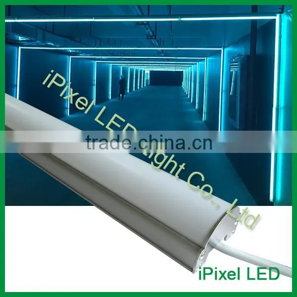 DMX led tube SMD3535 48 leds aluminum milky white case