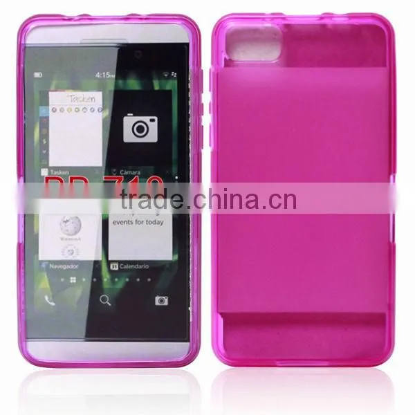 clear tpu jelly case for blackberry z 10