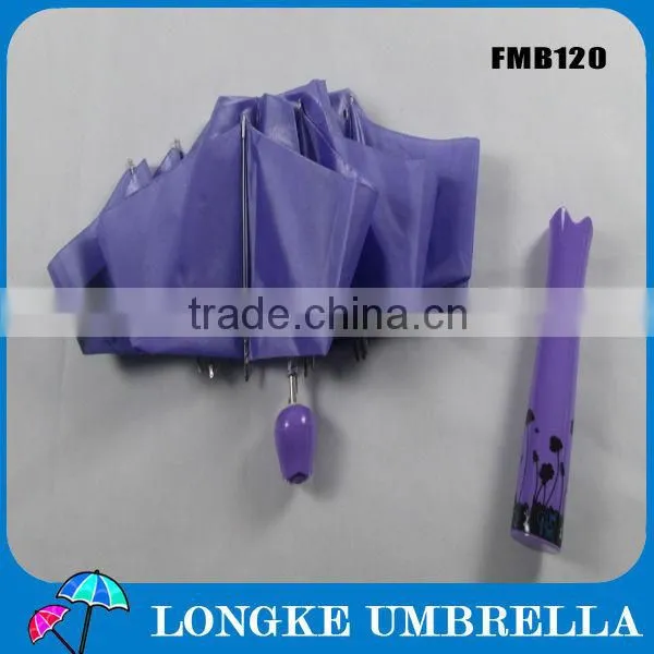 new fancy rain 3 fold umbrella with bottle for promotion sale/bottle