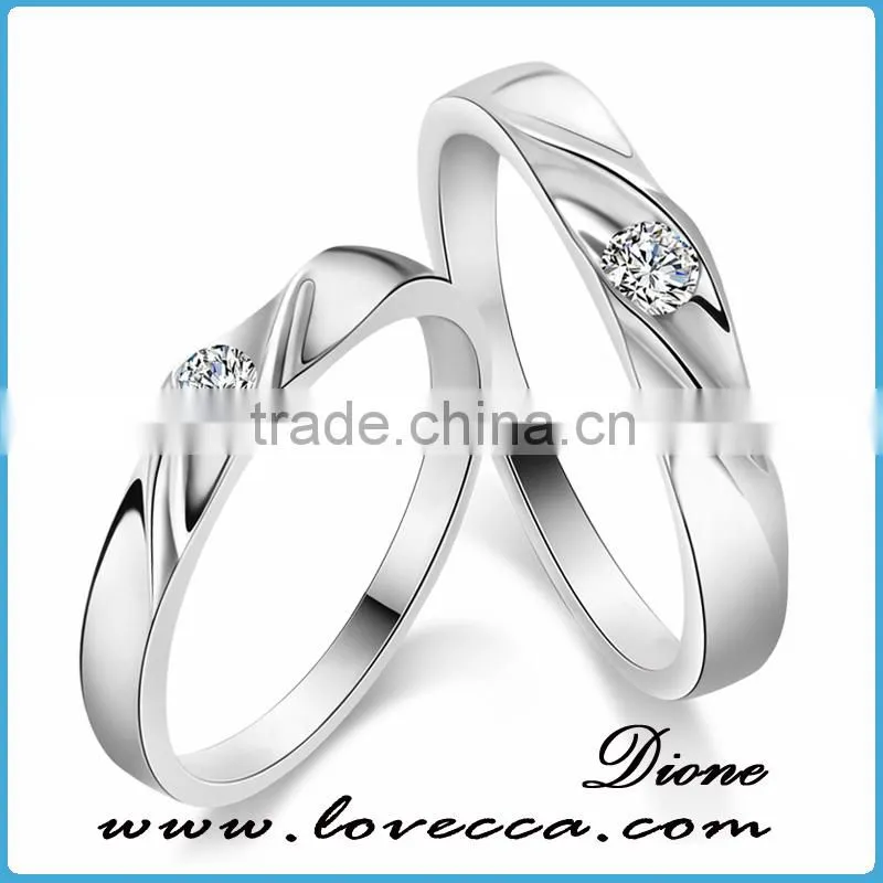 2016 hot sale sterling silver jewelry 925 silver ring diamond