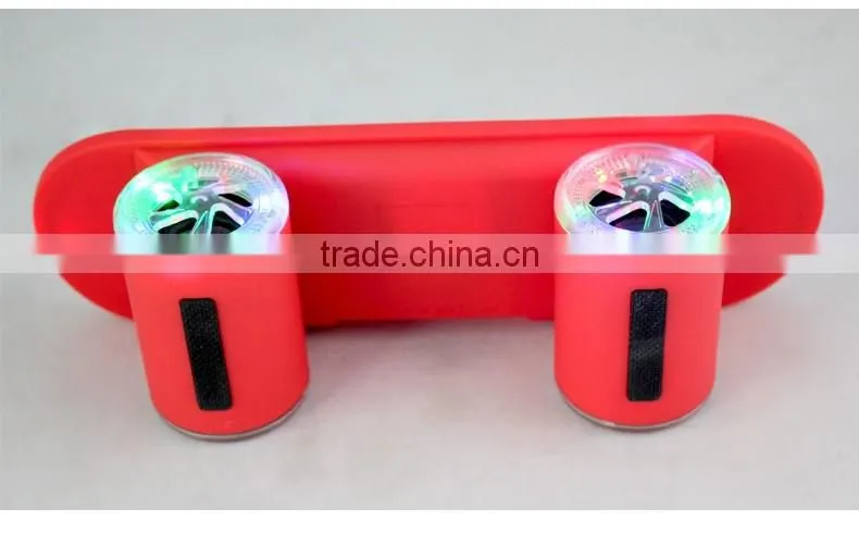 Colorful LED light bluetooth speaker with TF USB player FM radio mini portable scooter bluetooth speaker
